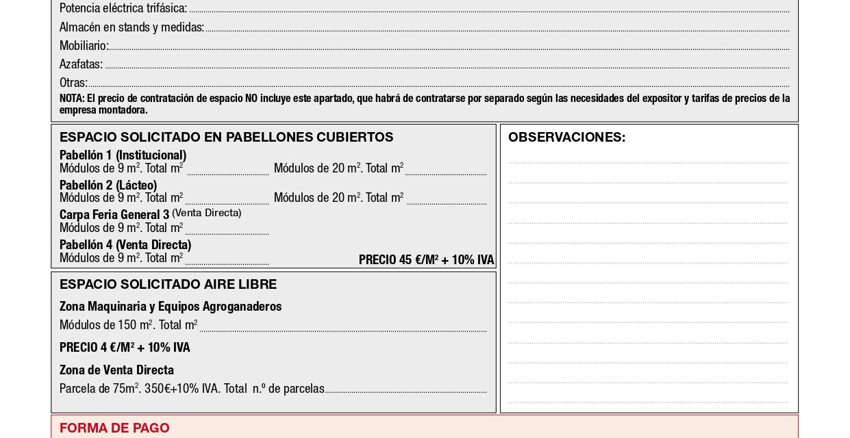 Inscripciones Feria 2026. Una Feria que marca un antes y un después