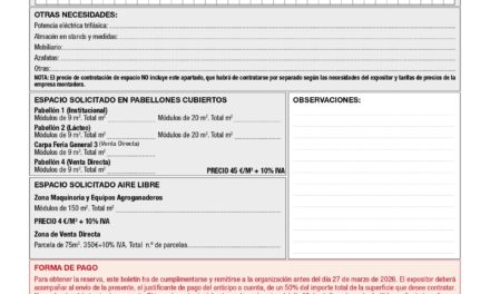 Inscripciones Feria 2026. Una Feria que marca un antes y un después